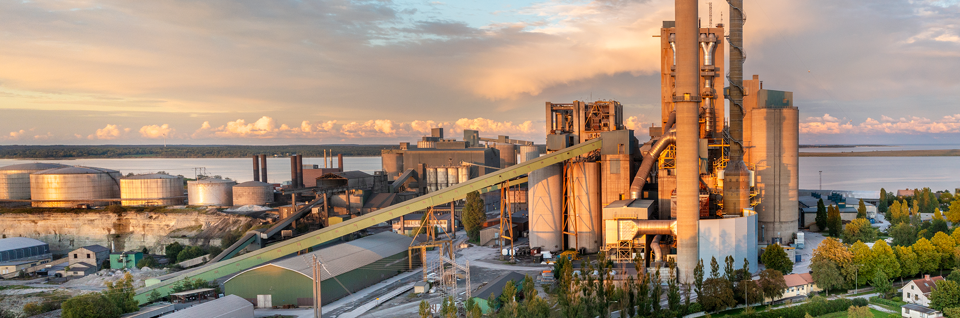 Cementfabriken i Slite på Gotland